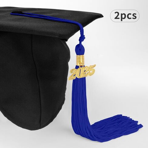 Purple 2025 Tassel Graduation Tassels 2 PCS Purple and Gold Tassel Graduation Purple Graduation Tassel for Graduation Cap 2025 Tassel Charms for Graduation Cap 2025 Graduation Tassel Charm Preschool in Saudi Arabia