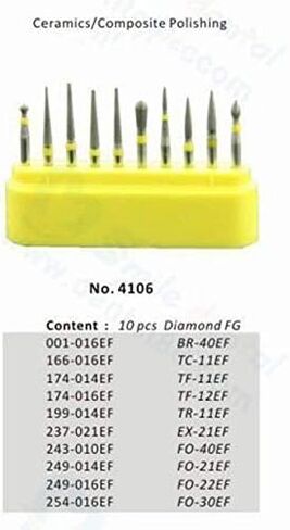 Fast-Trimming Rotary Instrument Sintered Diamond Burs Kit in Saudi Arabia