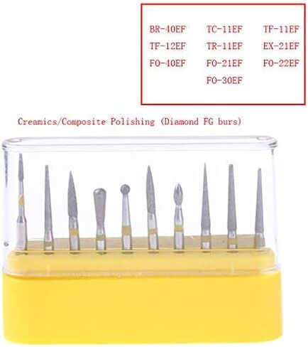 Fast-Trimming Rotary Instrument Sintered Diamond Burs Kit in Saudi Arabia