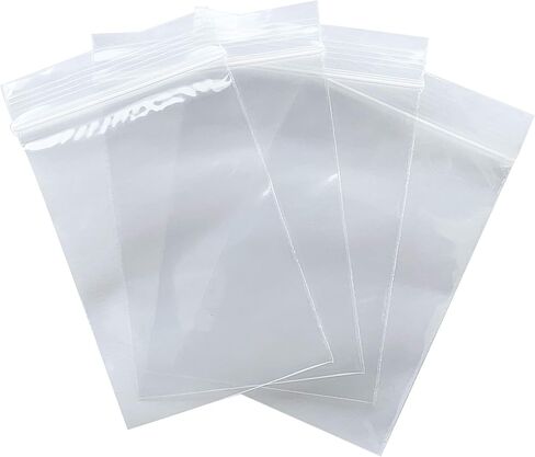 2 Mil 2.2x3.2 100 count (2x3 Small ziplock) Clear Reclosable Zip Poly Bags with Resealable Lock for Medicine Jewelry Electronics Seed envelopes Board Game Pieces Storage Packaging (100) in Saudi Arabia