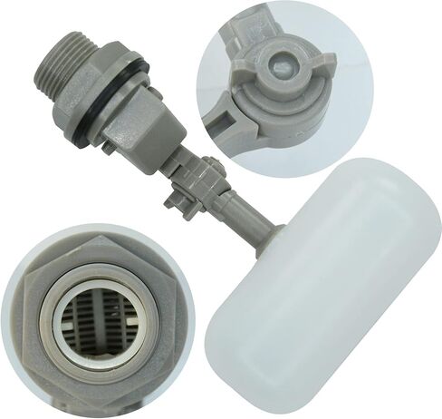 5 قطع 3/4 بوصة صمام تعويم المياه مع ذراع قابل للتعديل، فلتر مياه بلاستيكي صمام كروي عائم لخزان المياه وحمام السباحة وأحواض المياه وأحواض تربية الأحياء المائية وخزان المياه العائمة in Kuwait