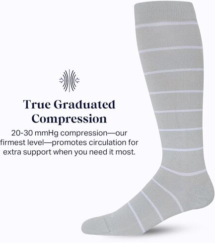 Comrad Nylon Knee High Socks - 20-30mmHg Firm Compression Socks - Soft & Breathable Support Socks in Saudi Arabia