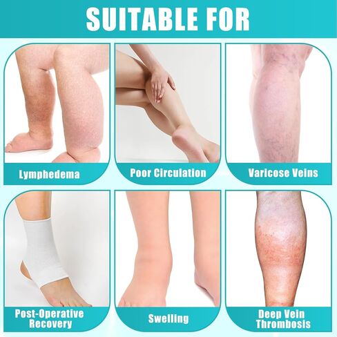 4 Pairs Compression Socks,Open Toe Compression Socks 15-20 mmHg,Compression Stockings for Women & Men,Toeless Compression Socks,Knee High Length Stockings for Circulation Support in Kuwait