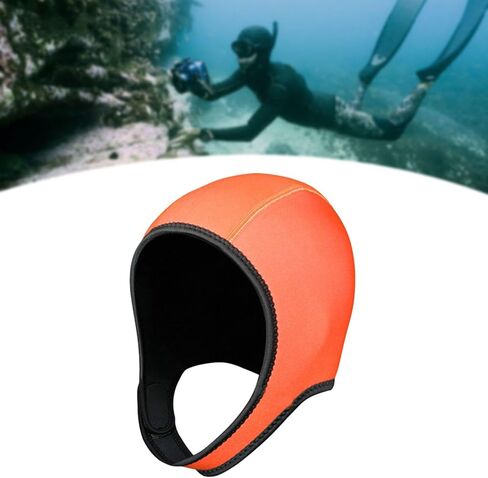 Scuba Diving Hood, Swimming Hat 3mm Neoprene Wetsuit Hood, Men Women Head Cover, Thermal Hood for Winter Underwater Kayaking in Saudi Arabia