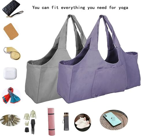 Yoga Mat Bag Large Capacity Oversized Gym Bag Lightweight Multi-functional Storage Bag Luggage For Yoga Bolster in Saudi Arabia