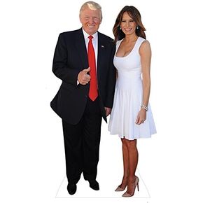 H25104 Melania and Donald Cardboard Cutout Standup
