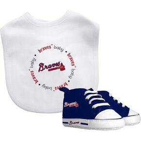 BabyFanatic 2 Piece Gift Set - MLB Atlanta Braves - Officially Licensed Baby Apparel