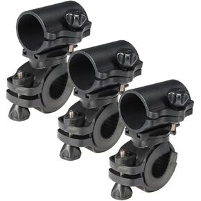 3pcs Bicycle Light Holder Cycling Flashlight Rack Bike Light Fixing Holder Bike Flashlight Holder Bike Light Clip Bike Flashlight Stand Flashlight Rack for Cycling Lamp Bracket
