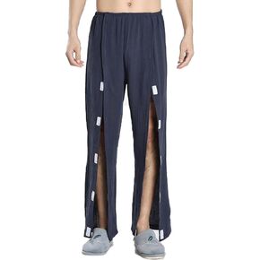DEEYOTA Fracture Nursing Clothes,Bedridden Patient Clothes,Full-open Post-operative Rehabilitation Clothes