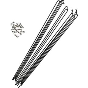 14pcs 14g Mountain Bike Stainless Steel Spokes 260mm/road Bike Spokes with 12mm Spoke Cap,which are Suitable for Most Bikes.
