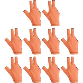PATIKIL 3 Finger Pool Glove Left Hand, Breathable Spandex Billiard Gloves Accessories for Women Men Cue Shooter Snooker Sport