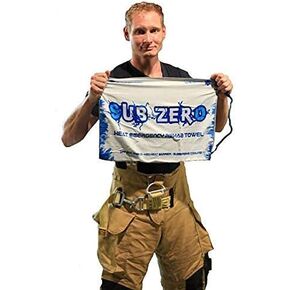 FIRE NINJA Subzero Rehab Cooling Towel | UPF Sun Shield - H20 Heat Barrier - Submersive Cooling (19.5" x 14")