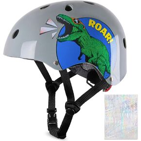 Kids Bike Helmet Toddler Helmet Durable Adjustable Kids Helmet for Girls Boys Bicycle Helmet for Cycling Skateboard Skating Scooter Helmet, 3-5-8 Years