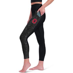 CERTO Women's NCAA Team 7/8 High Waist 2-Pocket Leggings