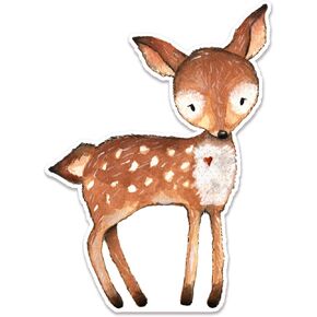 Woodland Animals Cutouts, 40inch Bear Deer Fox Shape, Stand Up Foam Board for Woodland Party Backdrop or Baby Shower Birthday Decorations (Fox)