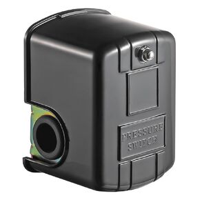 Water Well Pressure Control & Air-Pump Pressure Switch Adjustable Differential, 30-50 PSI Pressure Setting, 1/4" Female NPT Water Pump Pressure Control Switch Black