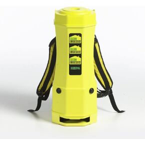 Clean Obsessed Commercial 10 Quart Backpack Vacuum Model CO10, Yellow