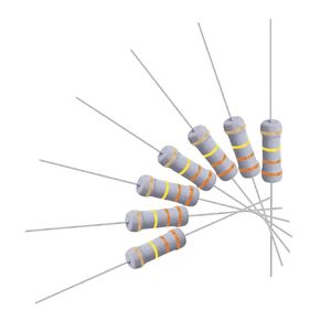 uxcell 50Pcs 330K Ohm Resistor, 1W 5% Tolerance Metal Oxide Film Resistors, Axial Lead, Flame Proof for DIY Electronic Projects and Experiments