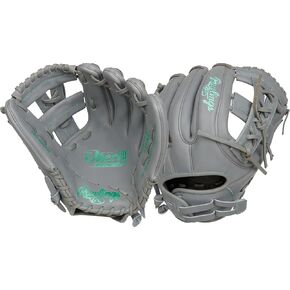 Rawlings | LIBERTY ADVANCED Fastpitch Softball Glove | Right Hand Throw | 11.75" - Split Single Post Web | Grey