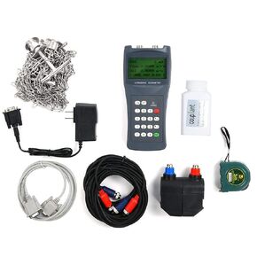 Portable Digital Ultrasonic Flow Meter, Professional TDS-100H Handheld Ultrasonic Flowmeter