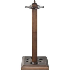 CROWN ME Floor stand metal billiard cue rack, pool cue holder-Finish Black in Kuwait