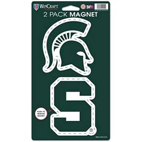 NCAA WinCraft Michigan State University Spartans 5" x 9" Magnet Set