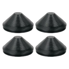 uxcell 4 Pcs Tower Shaped Grommet 100mm 3.93 Inch Drill Hole, Rubber Plugs Hole Grommets Protection Gasket Kit for Wire Cable Cord