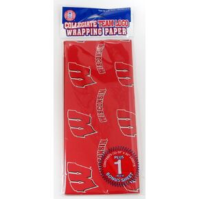 NCAA Wisconsin Badgers Wrapping Paper