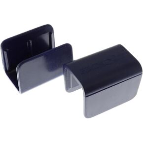 Terricraft's Original Bimini Boat Clip - Clips for Boat Rails or T-Tops - Holds Towels or Clothes for Drying, Privacy and Convenience - Bimini Top Accessories (Square 5 Pack, Navy, 1 1/4")