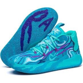 FOTN Womens Multicolour Lace Up Fashion Sneaker High-Top Casual Breathable Sports Athletic Walking Running Basketball Shoes