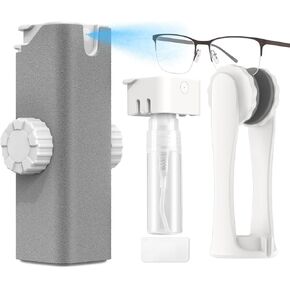haino Glasses Cleaner, Travel Eyeglass Cleaner, Multifunctional Glasses Cleaning Kit with Microfiber Cleaning Cloth, Portable Screen Cleaner