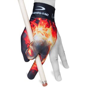 Longoni Billiard Pool CUE Glove Fancy Skull 2