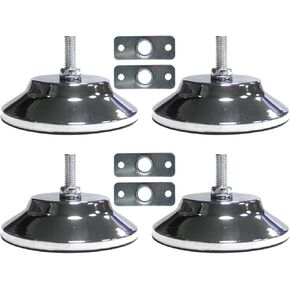 Billiard Table Leg Levelers, 4 PCS Pool Table Leg Levelers with Adjustable Height, Heavy Duty Table Leveling Feet Metal Table Leveling Risers for Billiard Tables, Soccer Tables