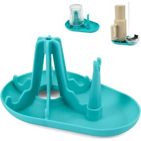 Cup Drying Rack, 8 x 5 x 3 Inch Water Bottle Drying Rack Silicone Rack Dryer Kitchen for Stanley Cup Accessories
