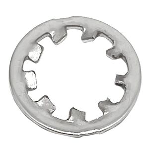 50Pcs Stainless Steel Internal Tooth Starlock Washers,Push On Washers,for Renovation, Mechanical Equipment Fasteners(M10)
