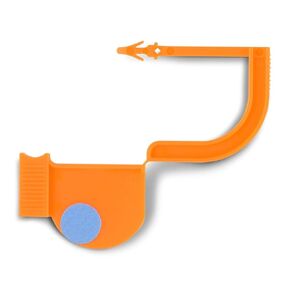 Cutting Edge - for ETO or Steam Dual Purpose Indicator Indicator Security Tags, Orange Max Temp 270F/133C, ETO Large, 100 pcs/Bag