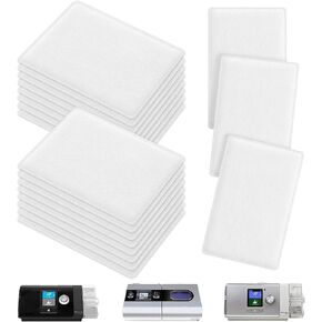 30-Pack Disposable Filters - Compatible with ResMed AirSense 10, AirCurve 10, ResMed S9, and AirStart Series Supplies Replacement Filter