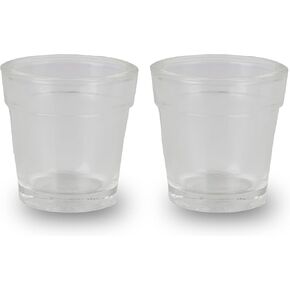 Votive Candle Holder for Home and Kitchen Décor- Glass Candle Holder Set of 2