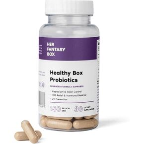 Healthy Box Probiotics Vaginal Care Advanced Formula for PMS Relief, Hormonal Balance, and UTI Prevention