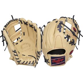 Rawlings | PRO PREFERRED Baseball Glove | 11.5" | Pro I Web | Right Hand Throw | Camel/Navy/Red
