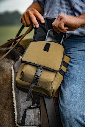 Premium High-Capacity Horn/Pommel Bag for Western Horse Saddles - American-Made Craftsmanship in Saudi Arabia