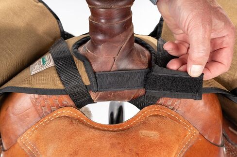 Premium High-Capacity Horn/Pommel Bag for Western Horse Saddles - American-Made Craftsmanship in Saudi Arabia