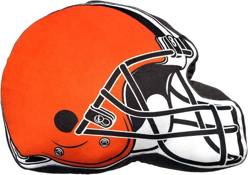 Northwest NFL Helmet Football Super Soft Plush Pillow - 16" - Decorative Pillows for Sofa or Bedroom - Perfect for Game Day (Cleveland Browns - Orange) in Saudi Arabia