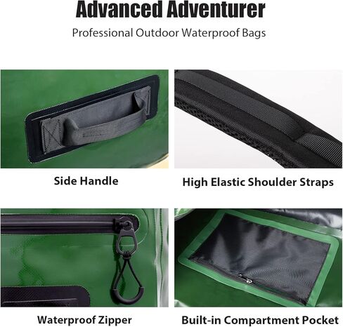 Buffalo Gear Large Waterproof Dry Bag - 150L Super Waterproof Duffel Bag Heavy Duty Waterproof Travel Bag for Boating Kayaking Motorcycling Hunting Camping in Kuwait