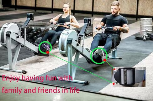 ملحقات آلة التجديف تناسب أحزمة القدم البديلة المتوافقة مع موديلات D & E Rowers، حزام ثابت لممارسة الدراجة، متعدد الوظائف، أشرطة نايلون قابلة للتعديل، أقدام اللياقة البدنية، الصحة (قطعتان رمادية) in Kuwait