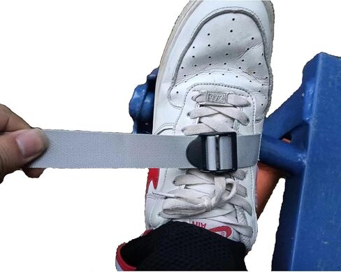 ملحقات آلة التجديف تناسب أحزمة القدم البديلة المتوافقة مع موديلات D & E Rowers، حزام ثابت لممارسة الدراجة، متعدد الوظائف، أشرطة نايلون قابلة للتعديل، أقدام اللياقة البدنية، الصحة (قطعتان رمادية) in Kuwait