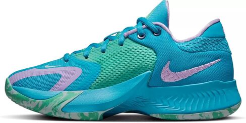 حذاء Nike Big Kid's Freak 4 Laser Blue/Lilac-Light Menta (DQ0553 400) - 6.5 in Saudi Arabia