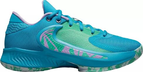 حذاء Nike Big Kid's Freak 4 Laser Blue/Lilac-Light Menta (DQ0553 400) - 6.5 in Saudi Arabia
