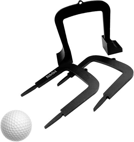 3 Piece Putting Gate Goal Gate Lightweight Metal Putter Target Accessory Precision Practice Equipment in Kuwait