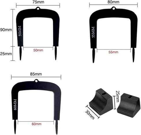 3 Piece Putting Gate Goal Gate Lightweight Metal Putter Target Accessory Precision Practice Equipment in Kuwait